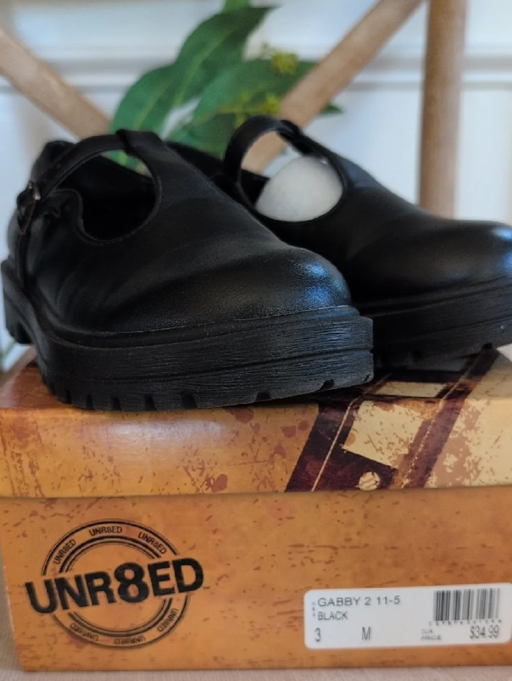 UNR8ED Kids Black Dress Shoes - Classic Slip-On